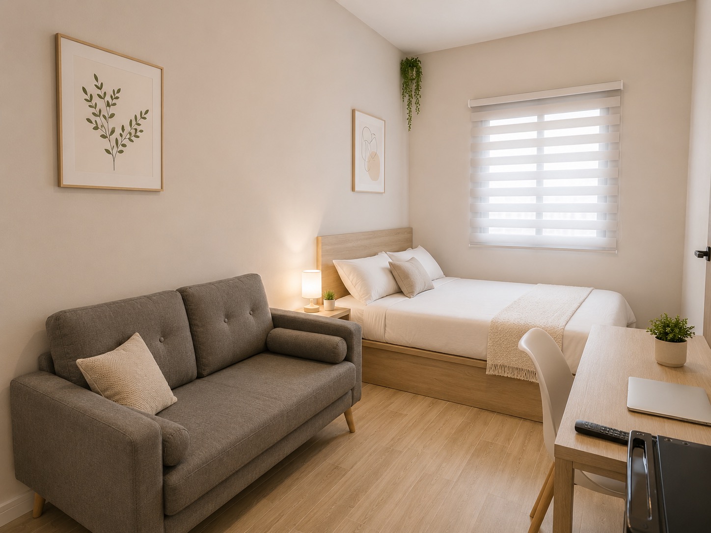 Habitación Bruma — foto real