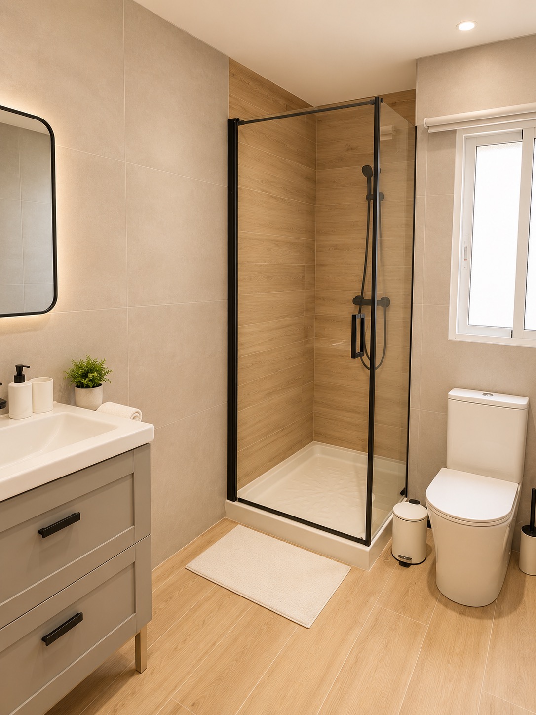 Carmen Tato, baño