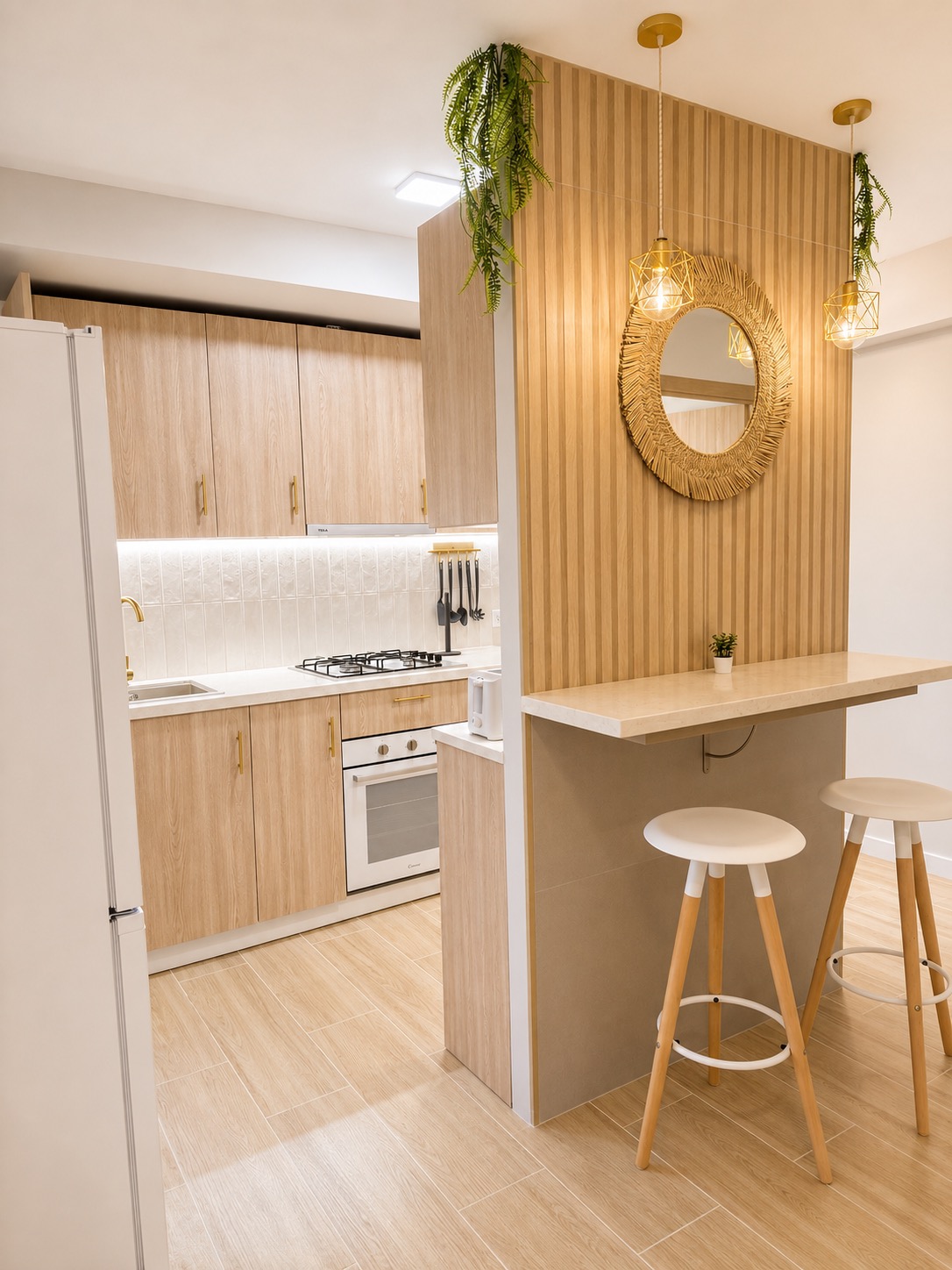 Carmen Tato, cocina y zona común